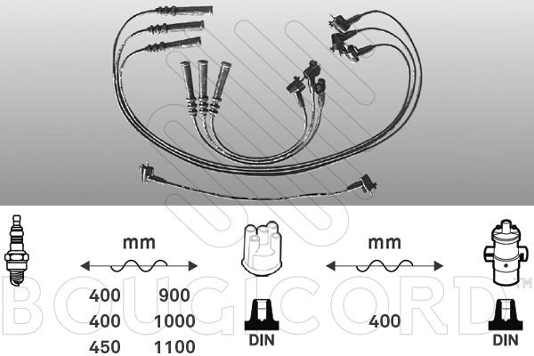 Fios de alta voltagem, kit Toyota 4 Runner  N130